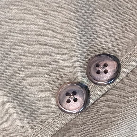 L.L. Bean Men's green khaki vented safari travel size 42 short jacket - Picture 6 of 16